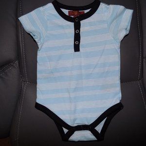 7 For All Mankind Infant Boy One Piece Navy/White